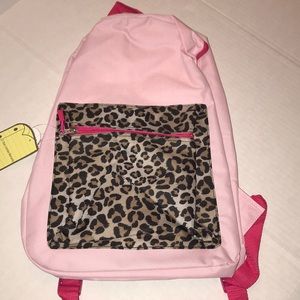 BACK TO SCHOOL Cheetah Pink Backpack